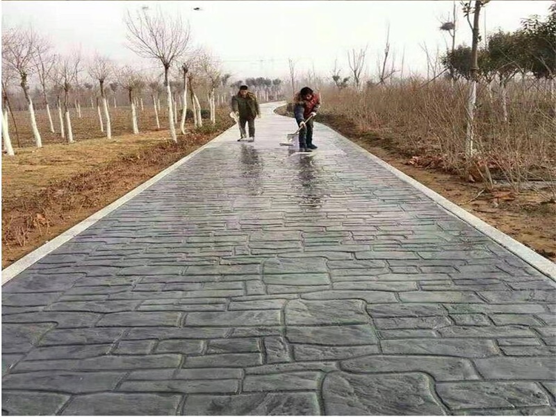 张家界 压模地坪范围 压模地坪厂家 压模地坪模具 普林德建材