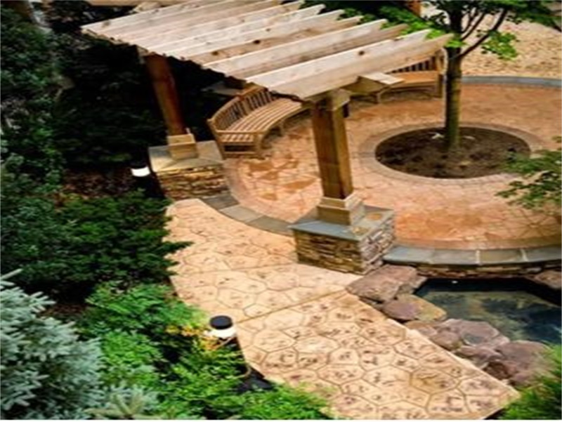 压模压花地坪厂家资讯养护技巧水泥压花地面绿色环保