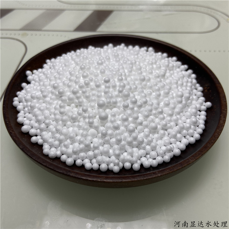 厂家直销 白色球形EPS水处理轻质滤料 泡沫滤珠