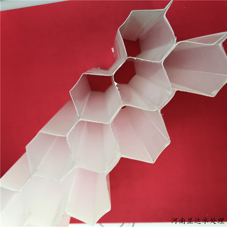 电厂浓缩池专用蜂窝斜管 污水沉淀池斜管填料 现货供应