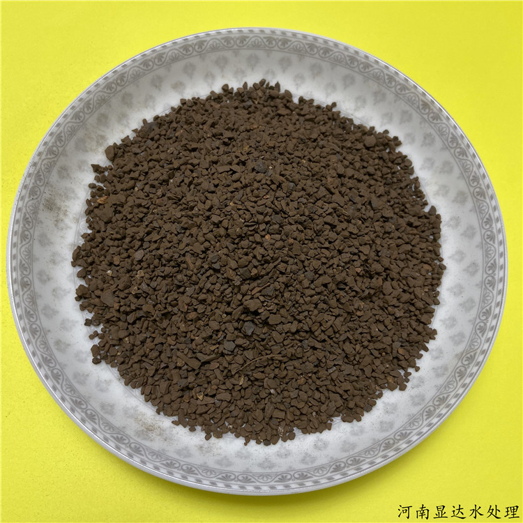 过滤罐填充 水处理除铁除锰专用锰砂 显达厂家各种规格现货供应