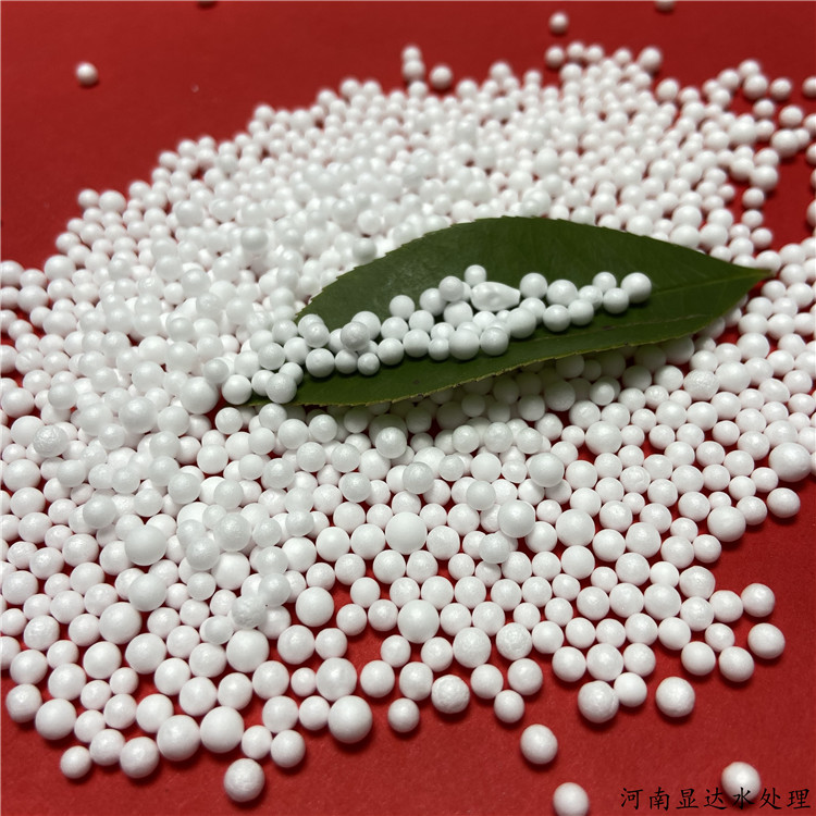 包装材质轻质泡沫颗粒 污水处理设备专用泡沫滤珠滤料