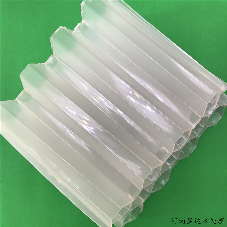 自来水厂沉淀池除沙 除油专用PP聚丙烯生物斜管填料 改善水质