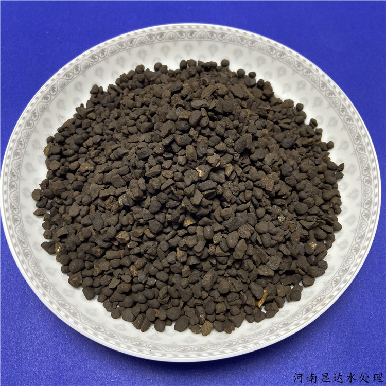 温泉水去黄 除铁除锰除砷 脱色专用天然锰砂滤料 现货供应