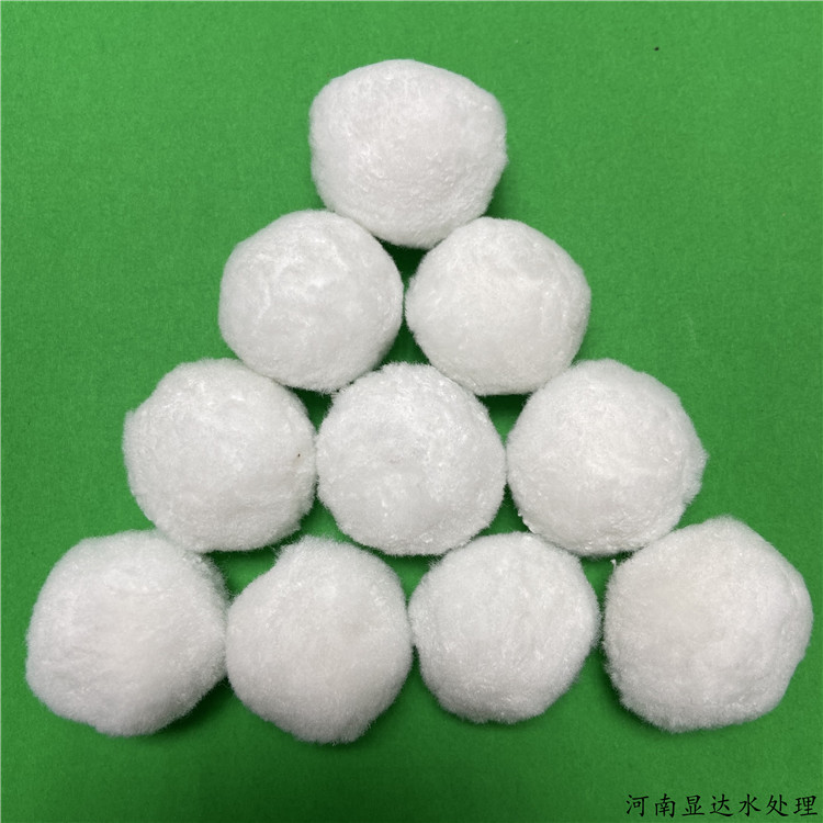 显达厂家批发 防静电涤纶丝纤维球滤料 截污溶量大 滤速快