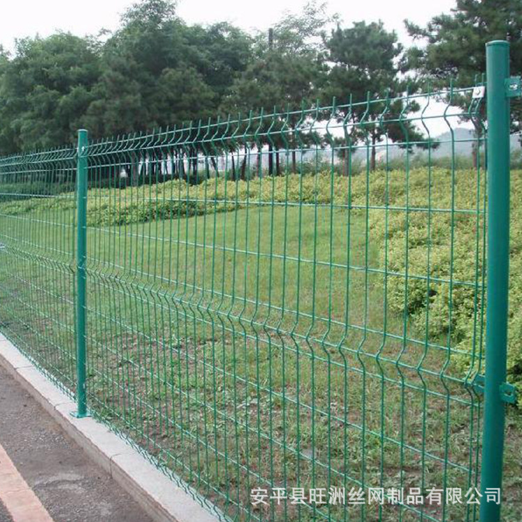 公路农场养鸡圈地隔离双边丝护栏圈山围网厂家定制