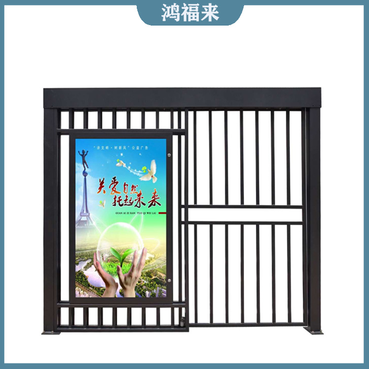 黄冈人脸识别门禁自动开门 小区铝合金通道门