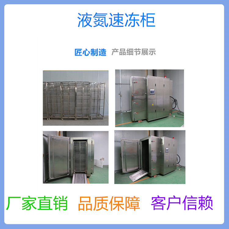 水饺汤圆速冻柜 带鱼液氮速冻机设备厂家 -190℃低温液氮速冻机