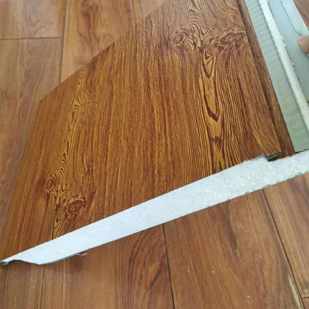  欧式箱变壳体材料 铁皮夹泡沫集成墙板外墙保温一体板生产厂家 箱变雕花板材料