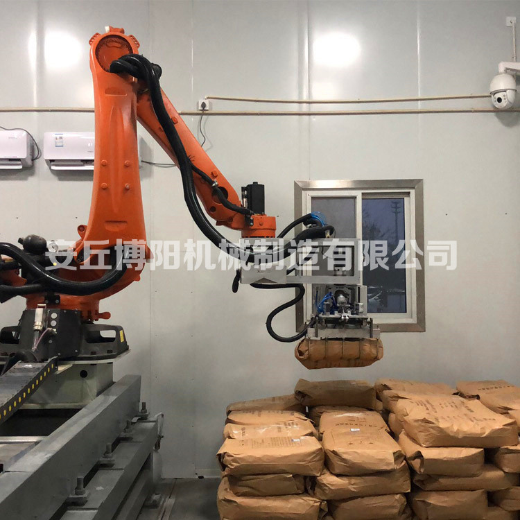 袋料拆垛机械手 视觉自动拆垛机 面粉拆垛机优势