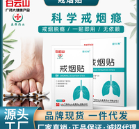 白云山正品直销戒烟贴 控制代替尼古丁法保健贴片戒烟灵现货代发
