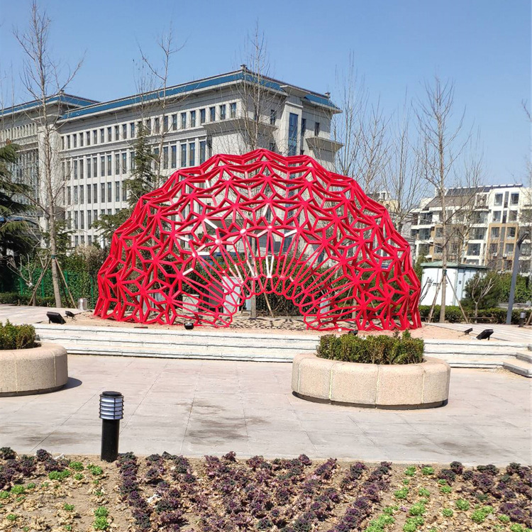 不锈钢景观景观亮化工程雕塑 不锈钢雕塑厂家