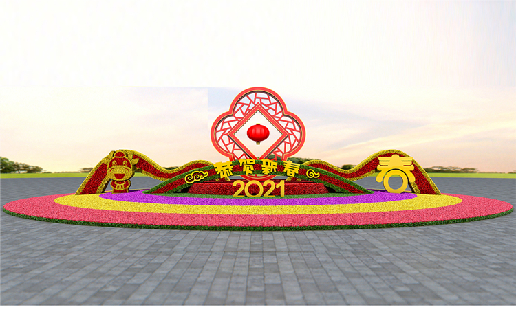 景观绿雕设计 春节绿雕制作 欢迎致电咨询盛诺园艺