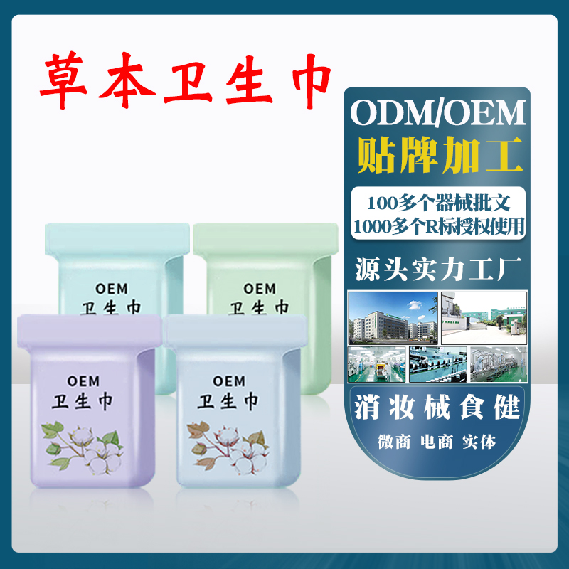 雪莲贴护垫oem 女性护垫私处护理 消字号生态贴雪莲贴加工贴牌