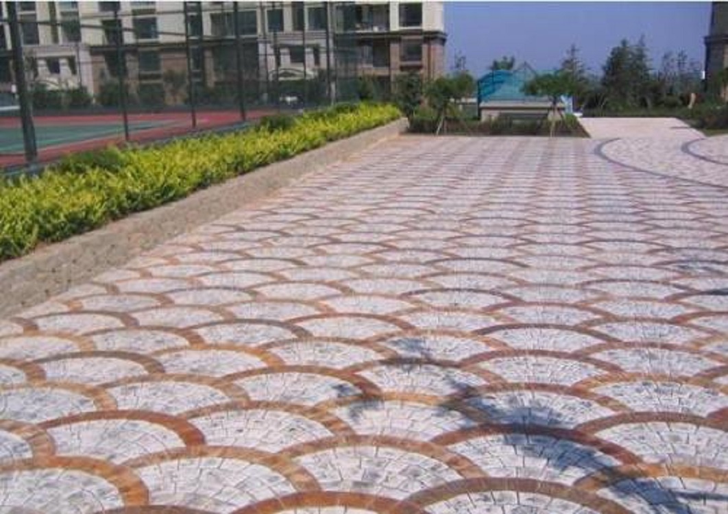 压模地坪 彩色压模路面 彩色压花强化料 水泥印花价格 压模地坪厂家 压花地坪图片大全