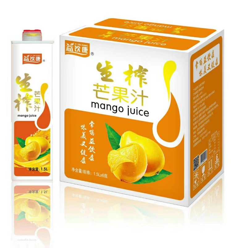 金登河生榨芒果汁1.5L系列,厂家直发，物美价廉