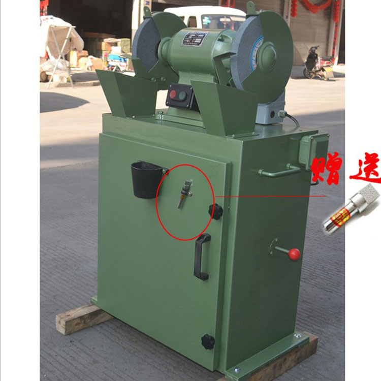 立式吸尘砂轮机 环保型 小型电动 无尘打磨抛光机 MC3025除尘式砂轮机