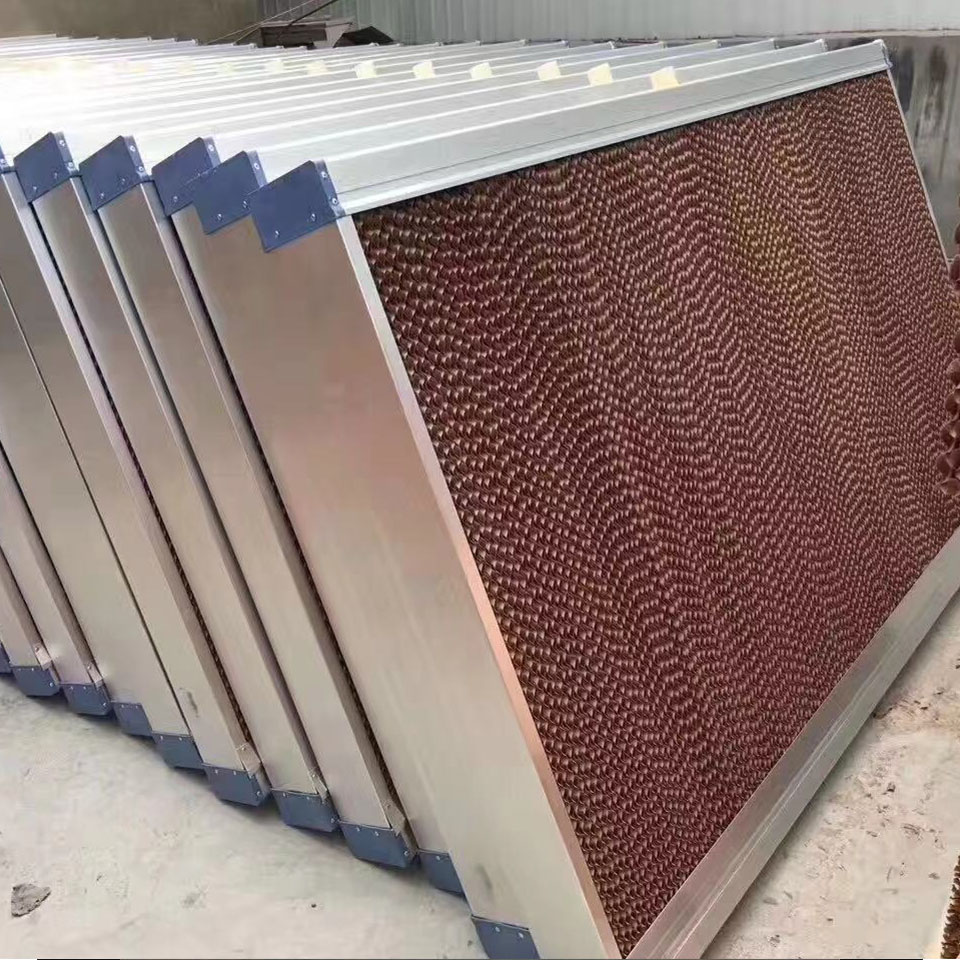 工厂降温水帘墙 昌牧 养殖降温耐用水帘 湿帘纸 