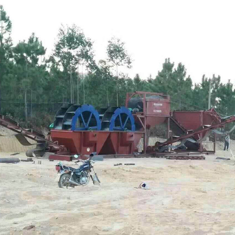 轮斗洗砂机 出料粒度5mm 振昌厂家供应占地面积小洗沙机