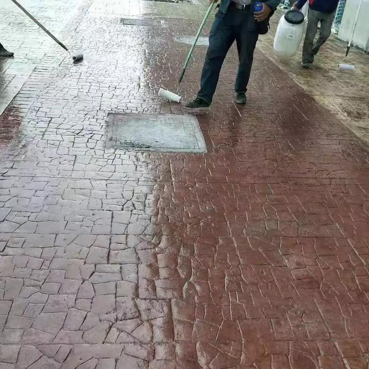 什么地方有做压模混凝土 压花混凝土路面 水泥路面压模 苏州首晨