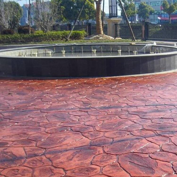 压模地坪 彩色地坪压模  学校路面压模  艺术压模地坪 压模地坪材料厂家  厂家直销 