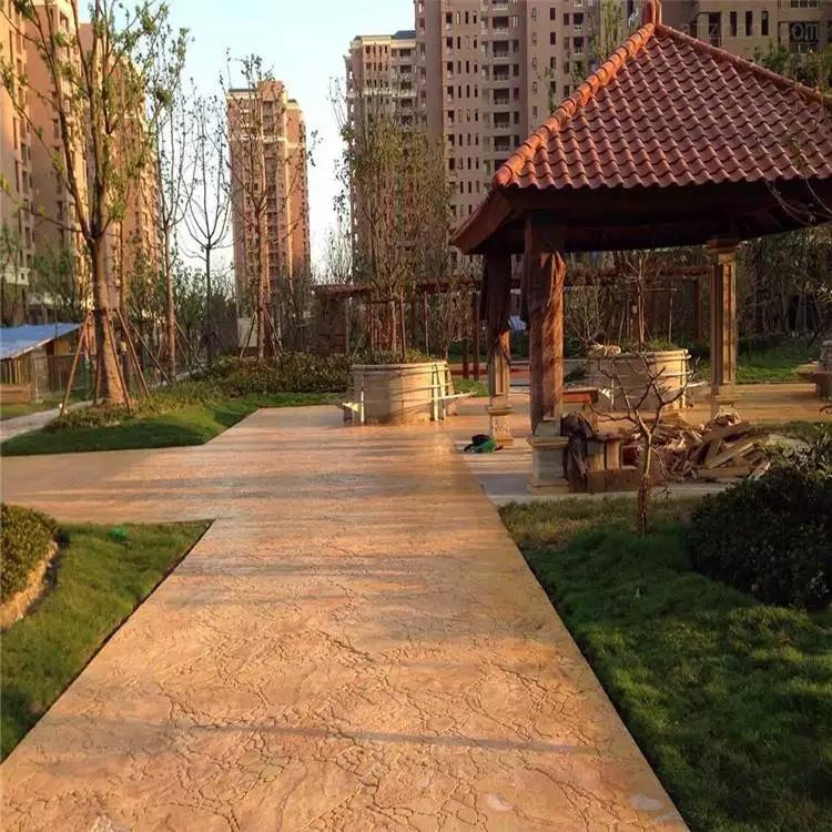 苏州压模地坪 地坪压模 路面压模  学校路面压模 彩色路面压模 地坪压模材料  厂家直销 