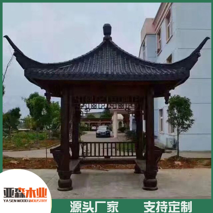 亚森 新中式仿古六角凉亭 中式四角凉亭 现货供应