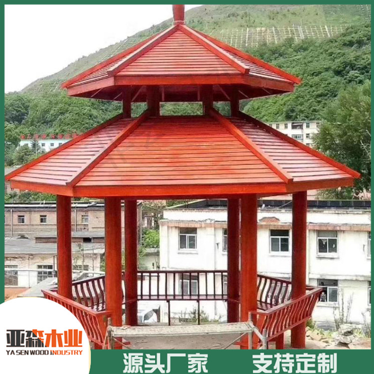 防腐木亭子定做 全国销售防腐木凉亭 亚森厂家直销 现货供应