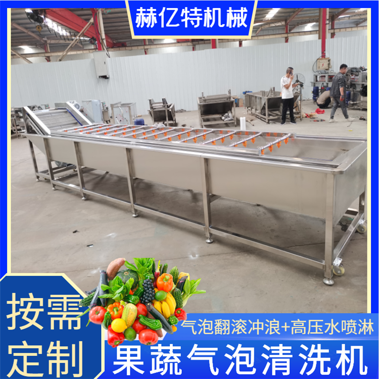净菜加工设备 气泡清洗机 蔬菜清洗机 果蔬清洗机