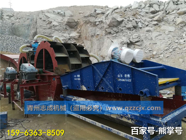 广西山砂清洗机械 沙土水轮洗沙机 风化料洗沙设备型号
