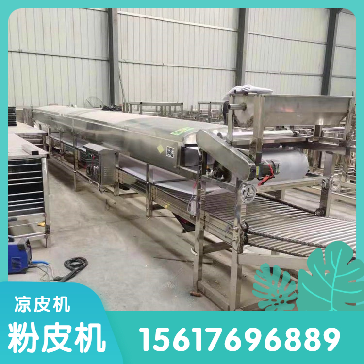 粉皮机多功能粉皮机雲武EW165多功能彩色粉皮机网带冷却效果更佳