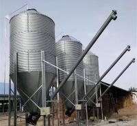 正茂30吨镀锌饲料塔,养殖场用各种吨位料塔加工定制