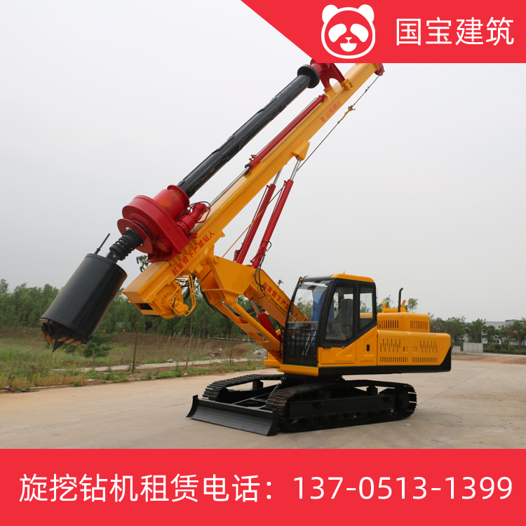 国宝建筑提供全新三一155旋挖钻机出租，打孔能手，价格优惠