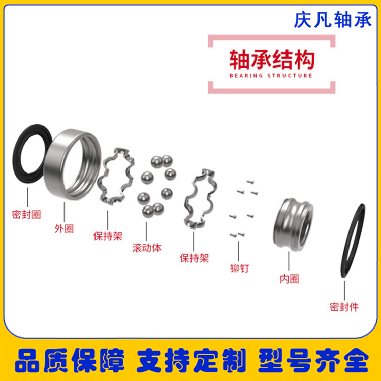 高精轴承定制 16014ZZ滚轮轴承 微小型轴承 非标轴承定制 深沟球轴承 