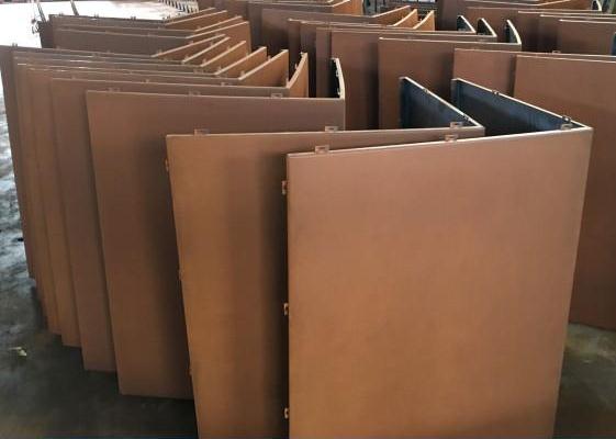 厂家制作耐候钢板幕墙 红锈钢板景墙 红锈钢板树池耐候钢板景观柱