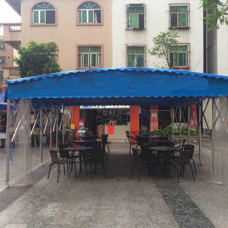 无锡工地推拉雨蓬   物流仓储推拉雨蓬   阳台智能遮阳雨蓬   烧烤摊折叠推拉雨篷
