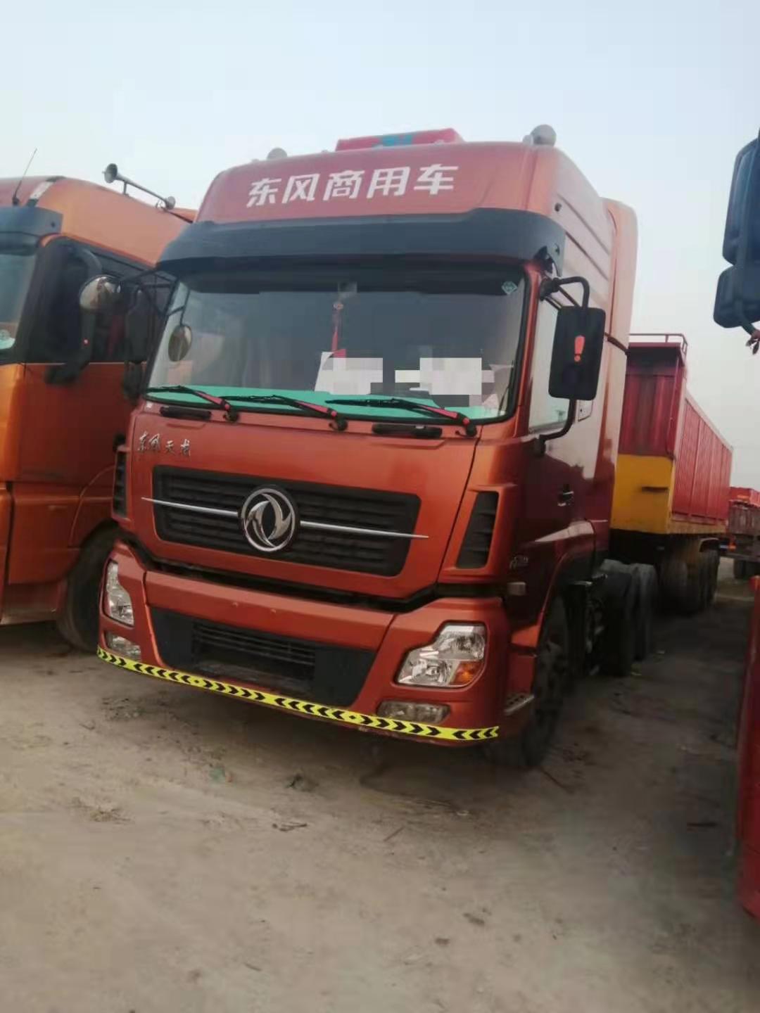 东风天龙自卸半挂车 国四便宜卖 17年6月上牌 带200万的三者险到明年8月