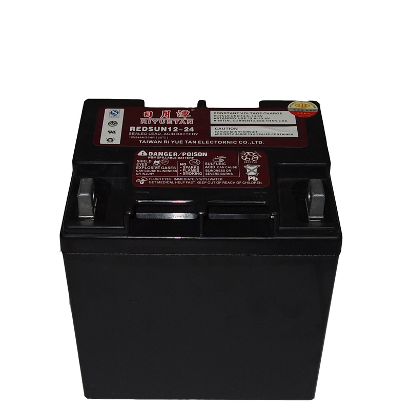 日月潭蓄电池REDSUN12-24 12V24AH消防 紧急电源供应
