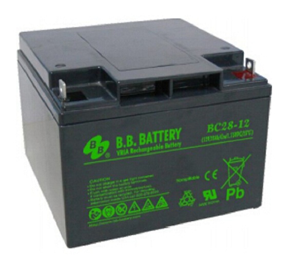 美美BB蓄电池BC28-12 12V28AH铅酸免维护 UPS电源 应急灯