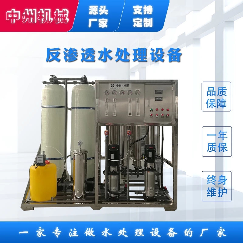 反渗透纯水机 双级反渗透水处理设备 工业纯水生产设备 饮用纯净水处理设备