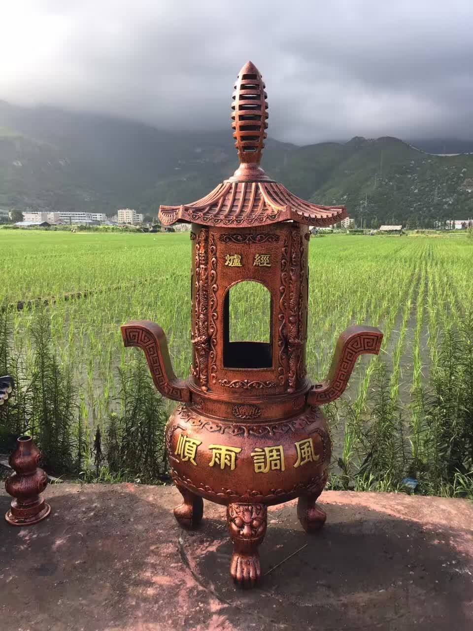 寺院铸铜大宝鼎 仿古三层宝鼎 道观宗祠宝鼎定做