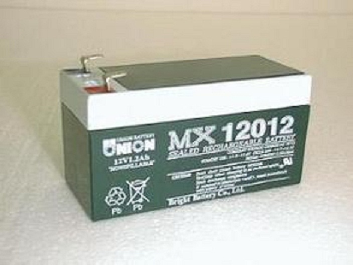 UNION蓄电池MX12012 12V12AH全新友联免维护铅酸