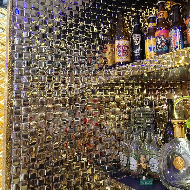 镜面不锈钢马赛克压花板 不锈钢花纹板  ktv 酒店 吧台 吊顶墙身金属装饰板  