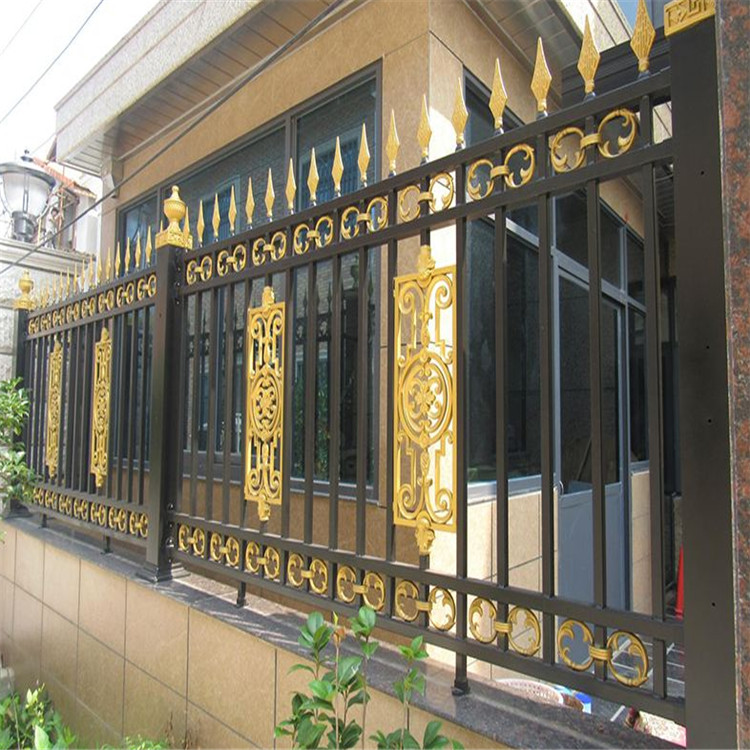 小区庭院铝艺护栏 铝合金护栏别墅庭院护栏 阳台护栏铝艺围栏