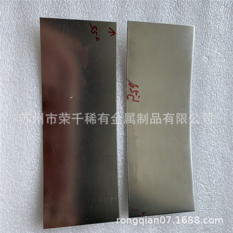 厂家供应镍钛合金片自动恢复形状温控镍钛合金板镍钛片可按尺零切