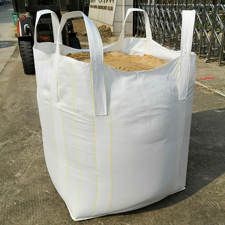 全新白色1吨吨袋加厚太空袋集装编织袋吨包吨袋定制厂家