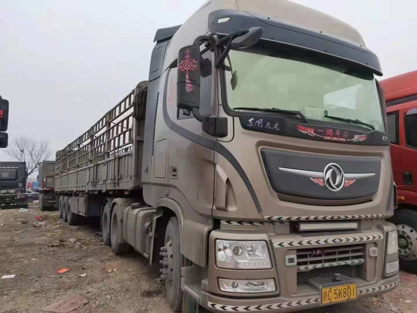 东风天龙旗舰版半挂车 头和挂可分开卖