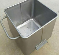 制作小型不锈钢容器厂家 304食品级黄桃粒容器盛放桶 支持定制不锈钢制品