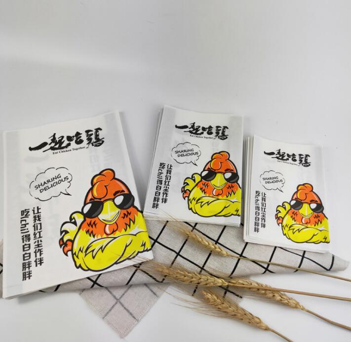 中联纸业 一次性鸡肉卷包装纸 来样定制 工厂拿货