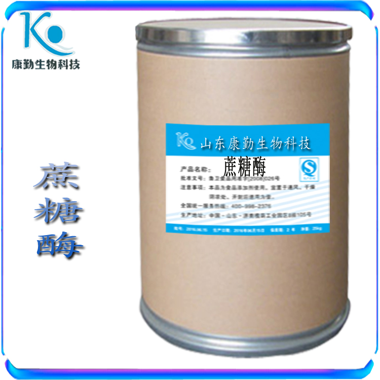 供应食品级蔗糖酶 山东康勤批发蔗糖酶 现货包邮 品质保障